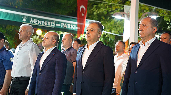 15 TEMMUZ'DA MENDERES PARKI'NDA ANLAMLI BULUŞMA