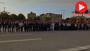 15 TEMMUZ ETKİNLİKLERİ ÇELENK SUNMA TÖRENİYLE BAŞLADI