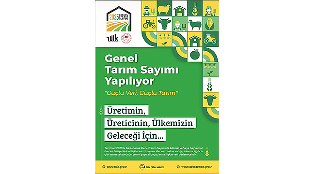 2025 GENEL TARIM SAYIMI BAŞLIYOR!