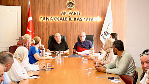 AK PARTİ HAFTALIK YÖNETİM KURULU TOPLANTISI GERÇEKLEŞTİRİLDİ