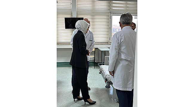 BAKAN GÖKTAŞ'TAN METAN GAZINDAN ZEHİRLENEN ASKERLERE ZİYARET