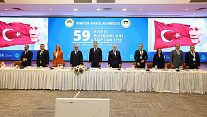 BARO BAŞKANI DİKME 59. BARO BAŞKANLARI TOPLANTISI'NA KATILDI