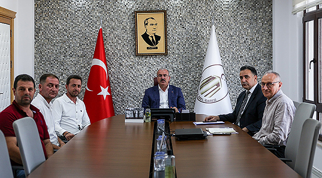 BAYRAMİÇ HEYETİNDEN VALİ TORAMAN'A ZİYARET