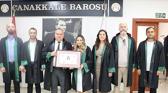 ÇANAKKALE BAROSU'NDA YENİ BİR AVUKAT DAHA