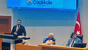 ÇANAKKALE BELEDİYE MECLİSİ'NDE SARIÇAY RAPORU SUNULDU