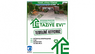 ÇANAKKALE BELEDİYESİ AHMED-İ HANİ TAZİYE EVİ TEMEL ATMA TÖRENİNE DAVETLİSİNİZ