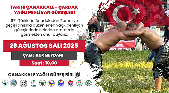 ÇARDAK’TA YAĞLI GÜREŞ COŞKUSU BAŞLIYOR: BAŞKANLARDAN DAVET VAR!