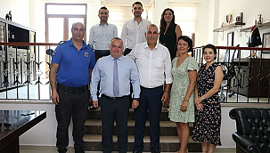 CEZAEVİ MÜDÜRÜNDEN BAROYA VEDA ZİYARETİ