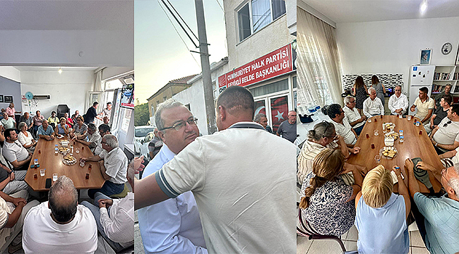 CHP'DEN GEYİKLİ'YE ZİYARET