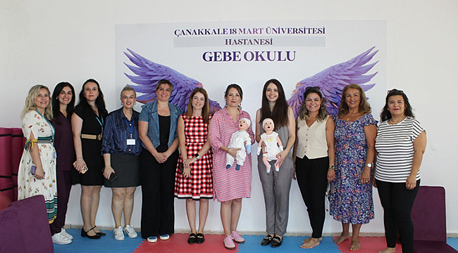 ÇOMÜ HASTANESİ'NDE ANNE ADAYLARINA DESTEK