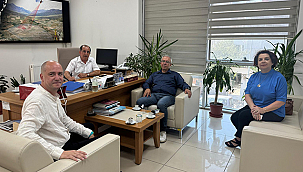ÇTSO, ÇANAKKALE TAPU MÜDÜRÜ BURHAN ÖZSOY'U ZİYARET ETTİ