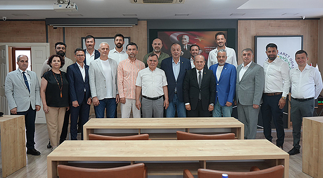 ÇTSO YÖNETİM KURULU'NDAN, EDREMİT TİCARET ODASI'NA ZİYARET