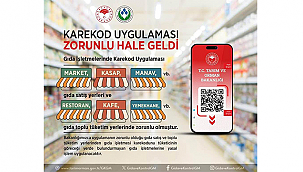 GIDA İŞLETMELERİNDE KAREKOD UYGULAMASI ZORUNLU HALE GELDİ