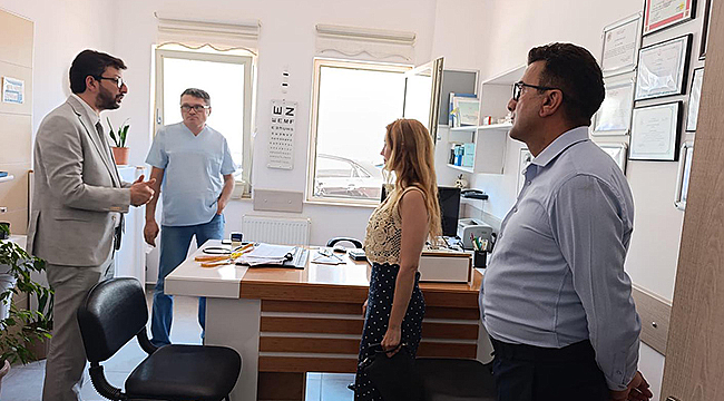 GÖKÇEADA'DA SAĞLIK HİZMETLERİ YERİNDE DEĞERLENDİRİLDİ