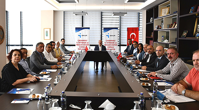 İL İSTİHDAM VE MESLEKİ EĞİTİM KURULU TOPLANTISI ÇTSO’DA YAPILDI