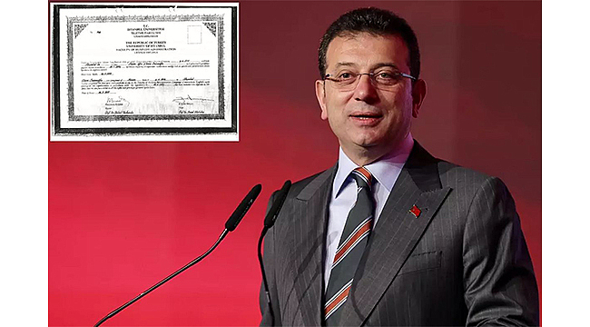 Imamoğlu hakkında sahte diploma iddianamesi tamamlandı