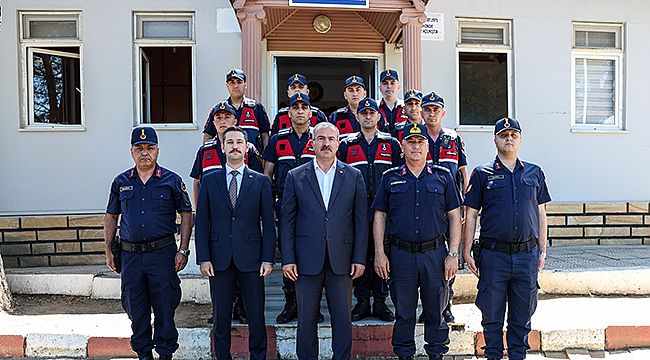 KALKIM JANDARMA KARAKOLUNA VALİLİK ZİYARETİ