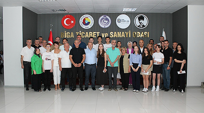 LGS BİRİNCİLERİ BİGA TSO'DA ÖDÜLLENDİRİLDİ