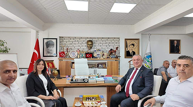 MİLLÎ EĞİTİM MÜDÜRÜ HAYTA'DAN GEYİKLİ BELEDİYESİNE ZİYARET