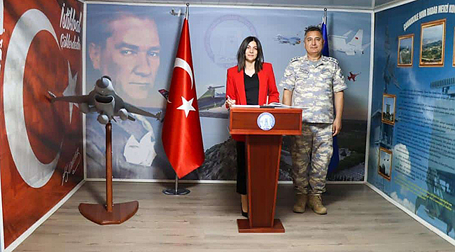 MİNE HAYTA'DAN HAVA RADAR MEVZİ ZİYARETİ