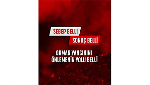 ORMAN YANGINLARINA KARŞI UYARI!