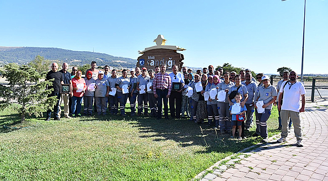 PARK VE BAHÇELER MÜDÜRLÜĞÜ PERSONELİ SERTİFİKALARINI ALDI