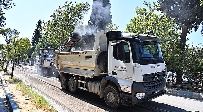 STADYUM CADDESİNDE ALT VE ÜSTYAPI YENİLEME ÇALIŞMALARI BAŞLADI