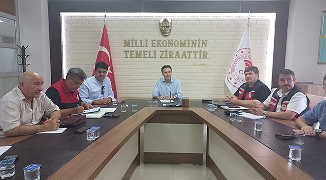 TARIM SAYIMI ÖNCESİ DEĞERLENDİRME TOPLANTISI YAPILDI