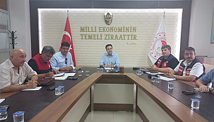 TARIM SAYIMI ÖNCESİ DEĞERLENDİRME TOPLANTISI YAPILDI