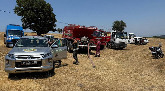 TRUVA BAKIR'DAN YANGIN SÖNDÜRME ÇALIŞMALARINA DESTEK
