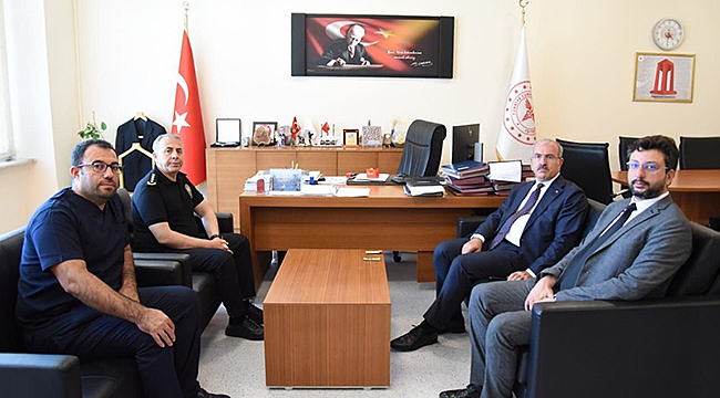 VALİ TORAMAN'DAN DEVLET HASTANESİNE ZİYARET