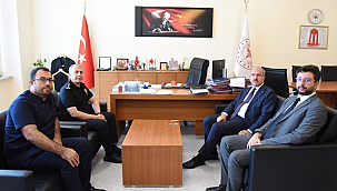 VALİ TORAMAN'DAN DEVLET HASTANESİNE ZİYARET