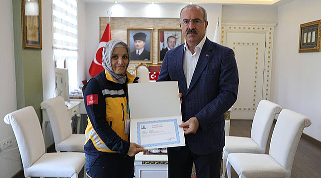 VALİ TORAMAN’DAN HAYAT KURTARAN ATT’YE BAŞARI BELGESİ