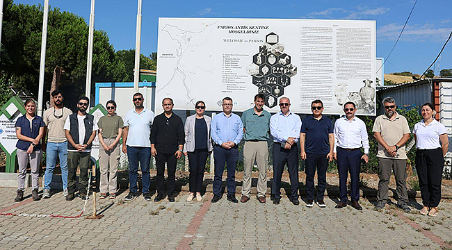 VALİ TORAMAN'DAN PARION ANTİK KENTİ'NE ZİYARET