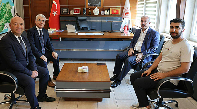 VALİ TORAMAN, GÖZTEPE VE ÇETİN’İ AĞIRLADI