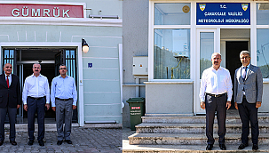 VALİ TORAMAN, GÜMRÜK VE METEOROLOJİ'DE İNCELEMELERDE BULUNDU