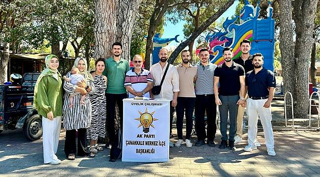 AK GENÇLİK ÜYELİK ÇALIŞMALARI HIZ KESMİYOR