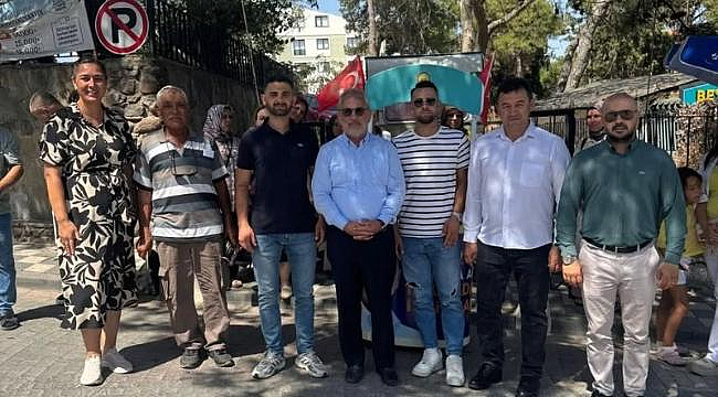 AK PARTİ HEYETİNDEN AYVACIK'TA YOĞUN ZİYARET TRAFİĞİ