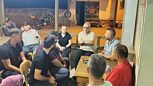 AK PARTİ İL BAŞKANI GÖKTÜRK'TEN YANGIN BÖLGESİNE VE TAZİYE ZİYARETİ