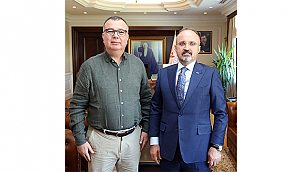 BAŞKAN ARSLAN BAKAN YARDIMCISI BÜLENT TURAN İLE GÖRÜŞTÜ