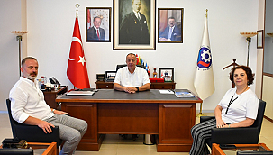 BİLİM SANAYİ VE TEKNOLOJİ İL MÜDÜRÜ MURAT AKAGÜNDÜZ'DEN ÇTSO'YA ZİYARET