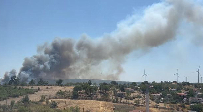 ÇANAKKALE'DE YİNE DUMANLAR YÜKSELMEYE BAŞLADI!