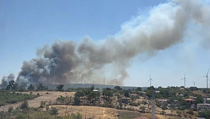 ÇANAKKALE'DE YİNE DUMANLAR YÜKSELMEYE BAŞLADI!