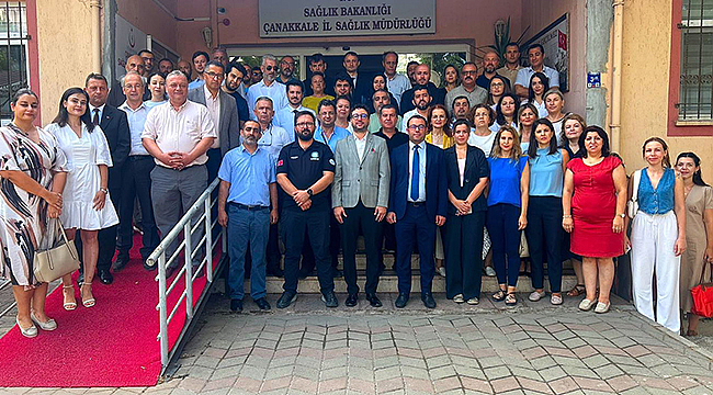 ÇANAKKALE İL SAĞLIK MÜDÜRÜ OP. DR. GÖKHAN BAŞTÜRK GÖREVİNE VEDA ETTİ