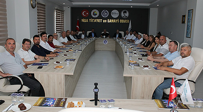 CHP HEYETİNDEN BİGA TİCARET VE SANAYİ ODASI'NA ZİYARET