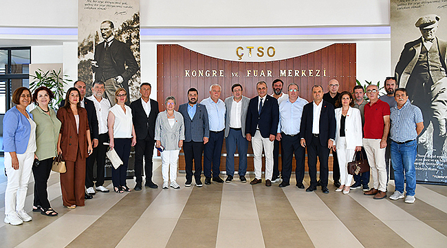 CHP HEYETİNDEN ÇANAKKALE TİCARET VE SANAYİ ODASINA ZİYARET