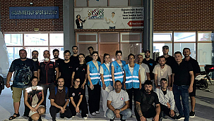ÇOMÜ'DEN YANGINLA MÜCADELEYE BÜYÜK DESTEK