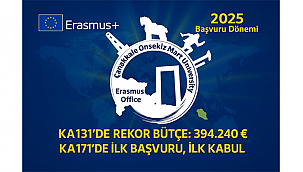 ÇOMÜ İKİ ÖNEMLİ BAŞARIYA İMZA ATTI!