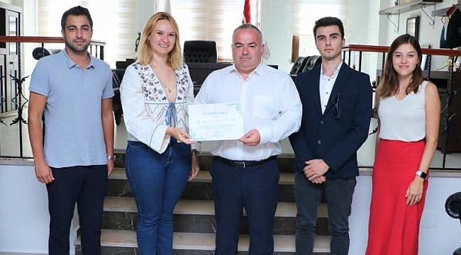 GENÇ ÇANAKKALE'DEN BAROYA ZİYARET VE TEŞEKKÜR BELGESİ