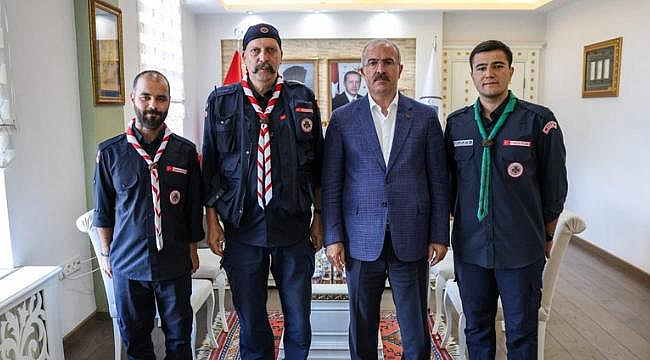 İZCİLİK FEDERASYONU BAŞKANI SUBAŞI'NDAN TORAMAN'A ZİYARET